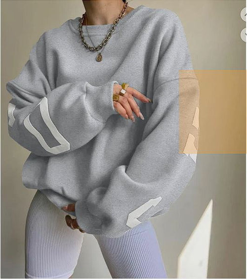 Women's Casual Fashion Printed Thickened Top
